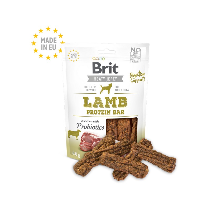 BRIT JERKY LAMB PROTEIN BAR 