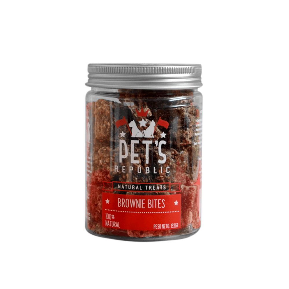 PET'S REPUBLIC BROWNIE BITES 133GR