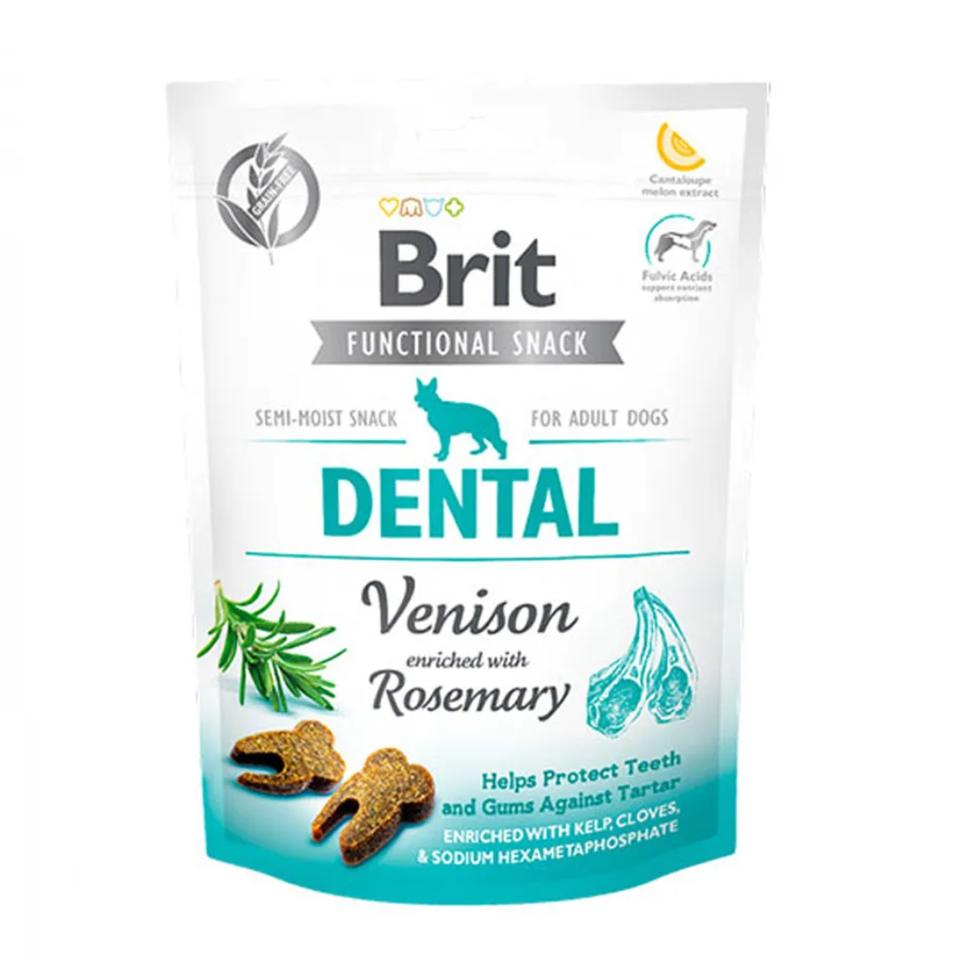 BRIT FUNCTIONAL SNACK DENTAL VENADO Y ROMERO