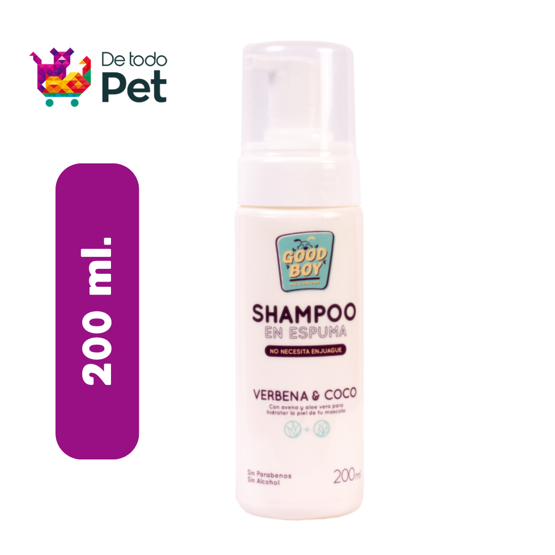 GOOD BOY SHAMPOO EN ESPUMA