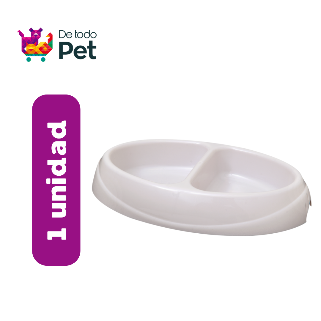 PET MATE PLATO DOBLE ULTRA LIGERO 