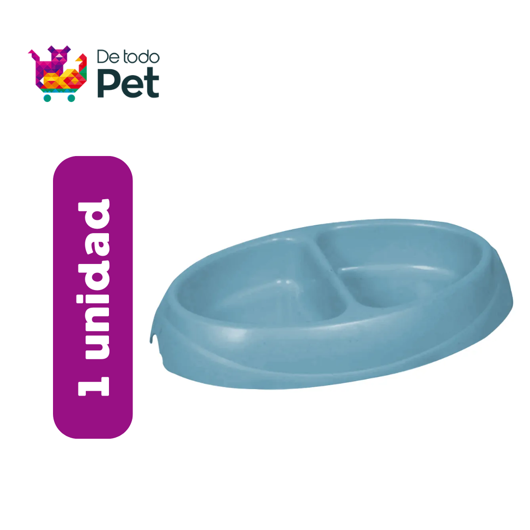 PET MATE PLATO DOBLE ULTRA LIGERO 