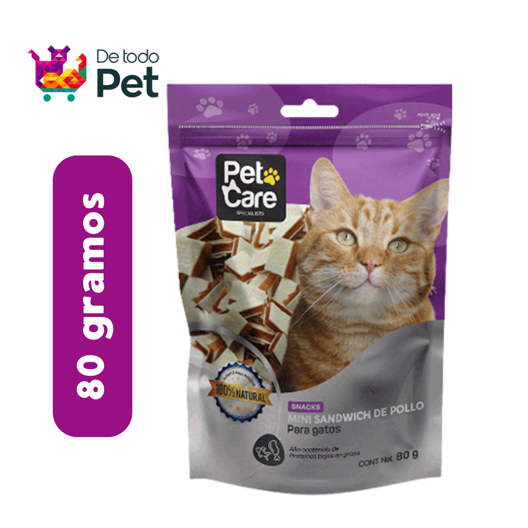 PET CARE MINI SANDWICH DE POLLO FELINO