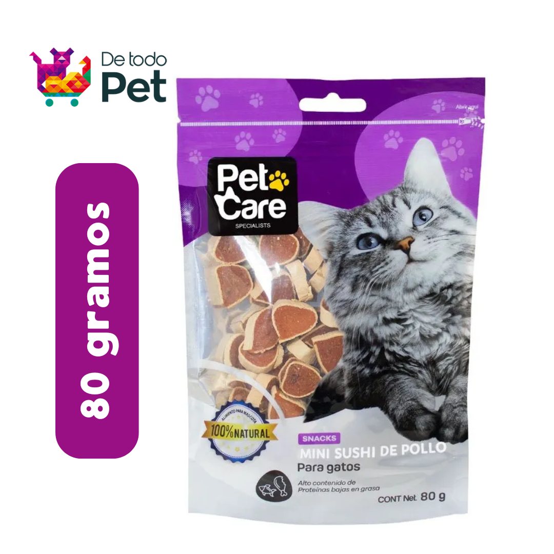 PET CARE MINI SUSHI DE POLLO FELINO