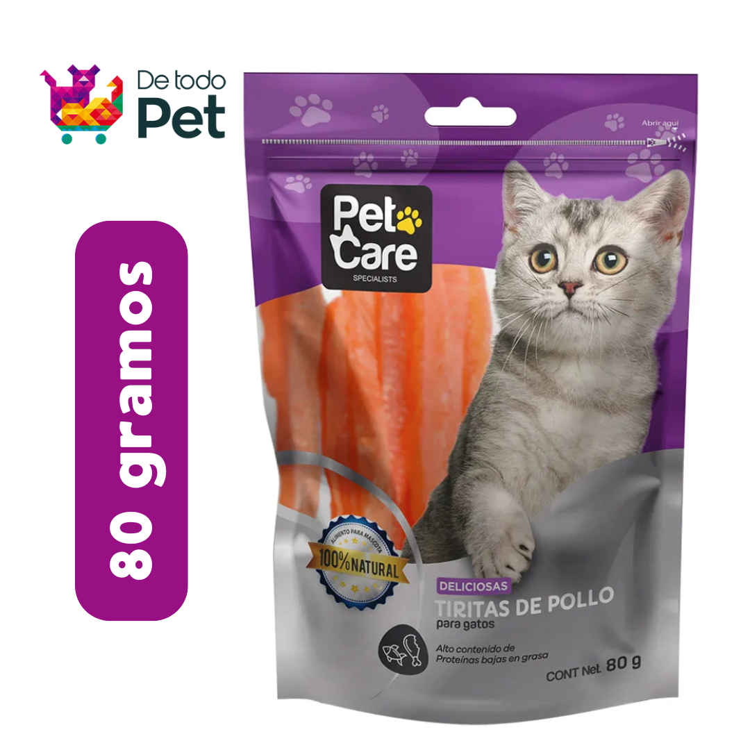 PET CARE TIRITAS DE POLLO FELINO