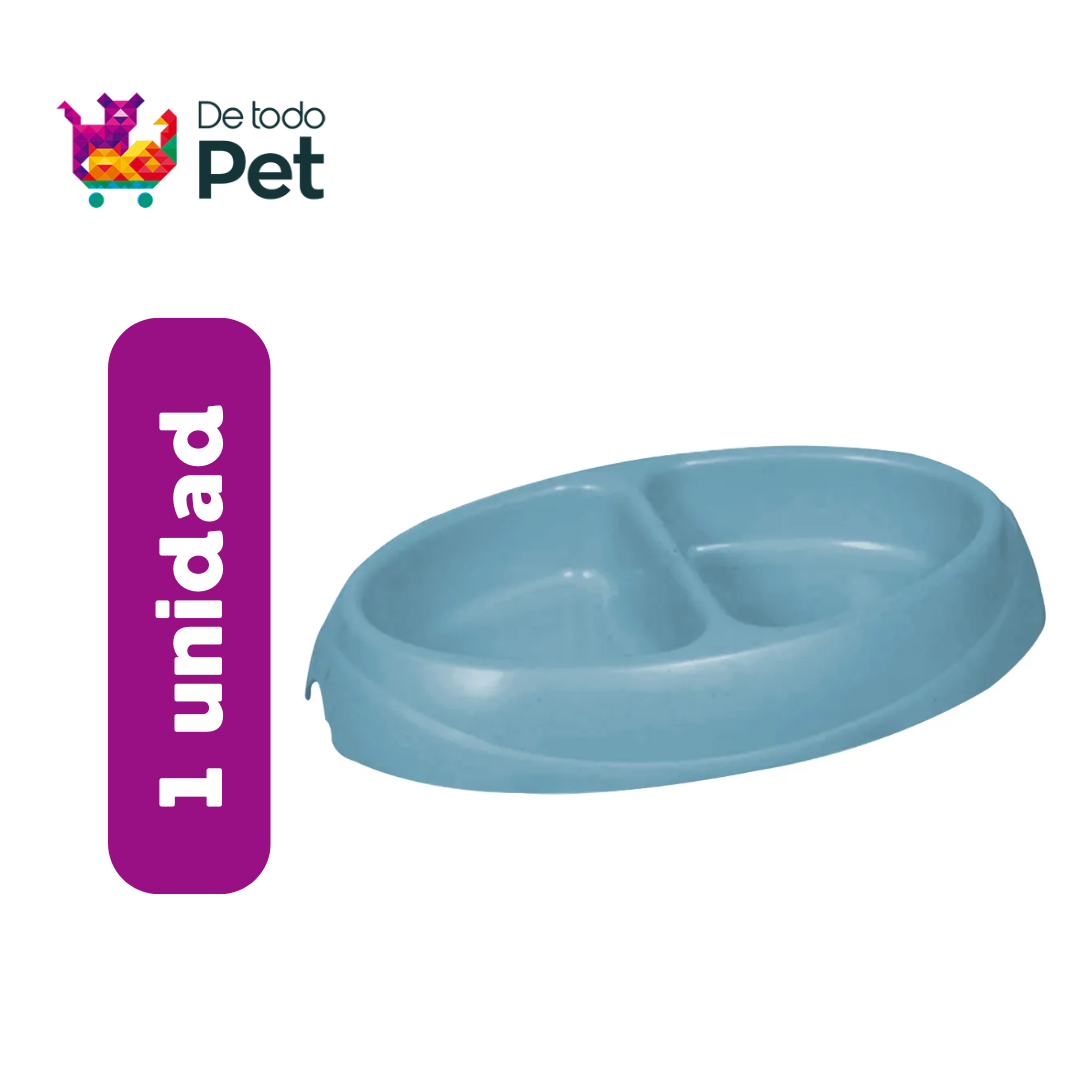 PET MATE PLATO DOBLE ULTRA LIGERO (GRANDE)