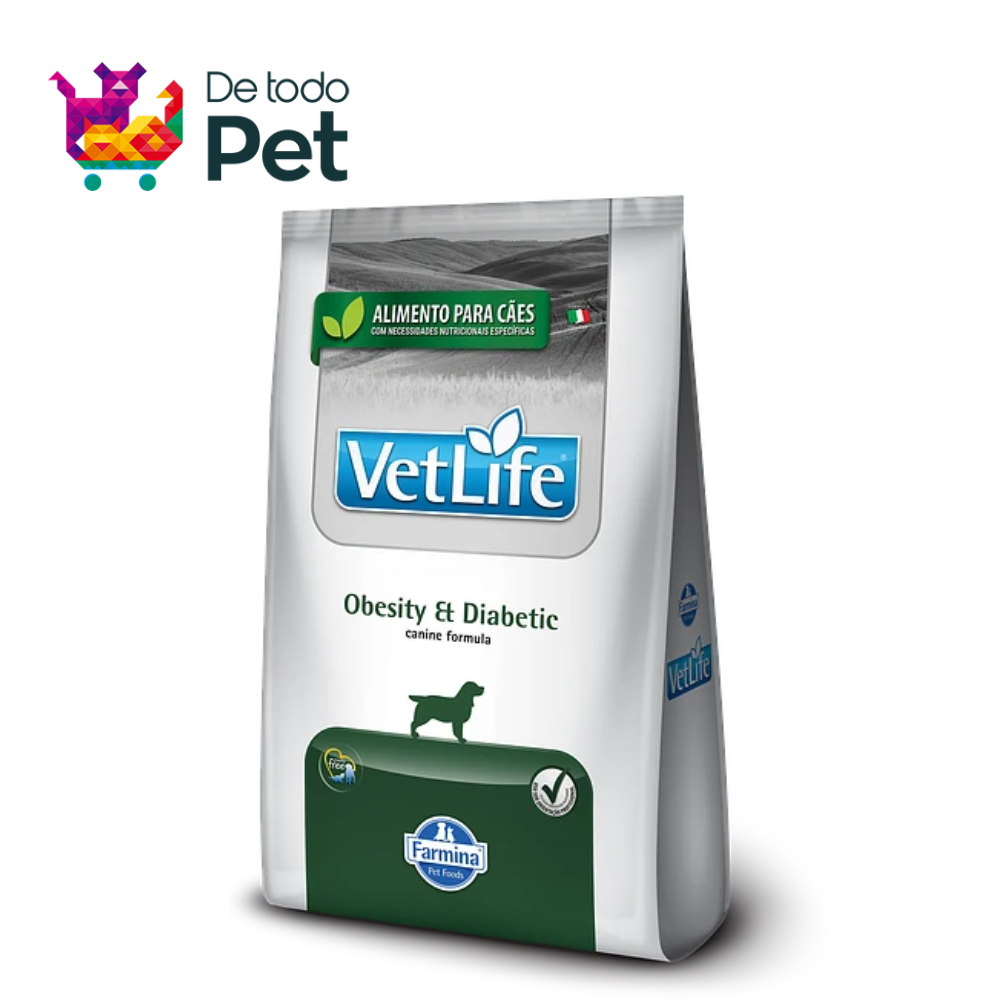 VET LIFE OBESITY & DIABETES CANINO