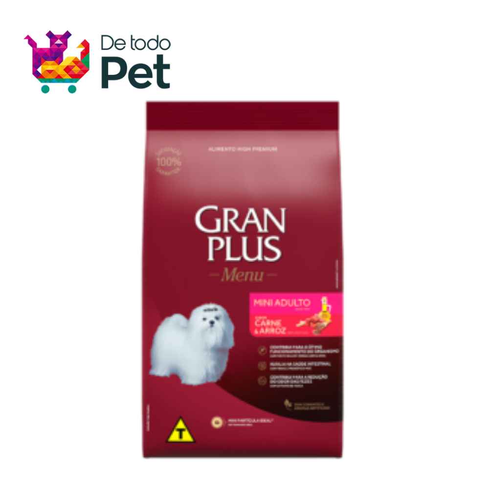 GRAN PLUS PERRO ADULTO MINI (Carne & arroz)