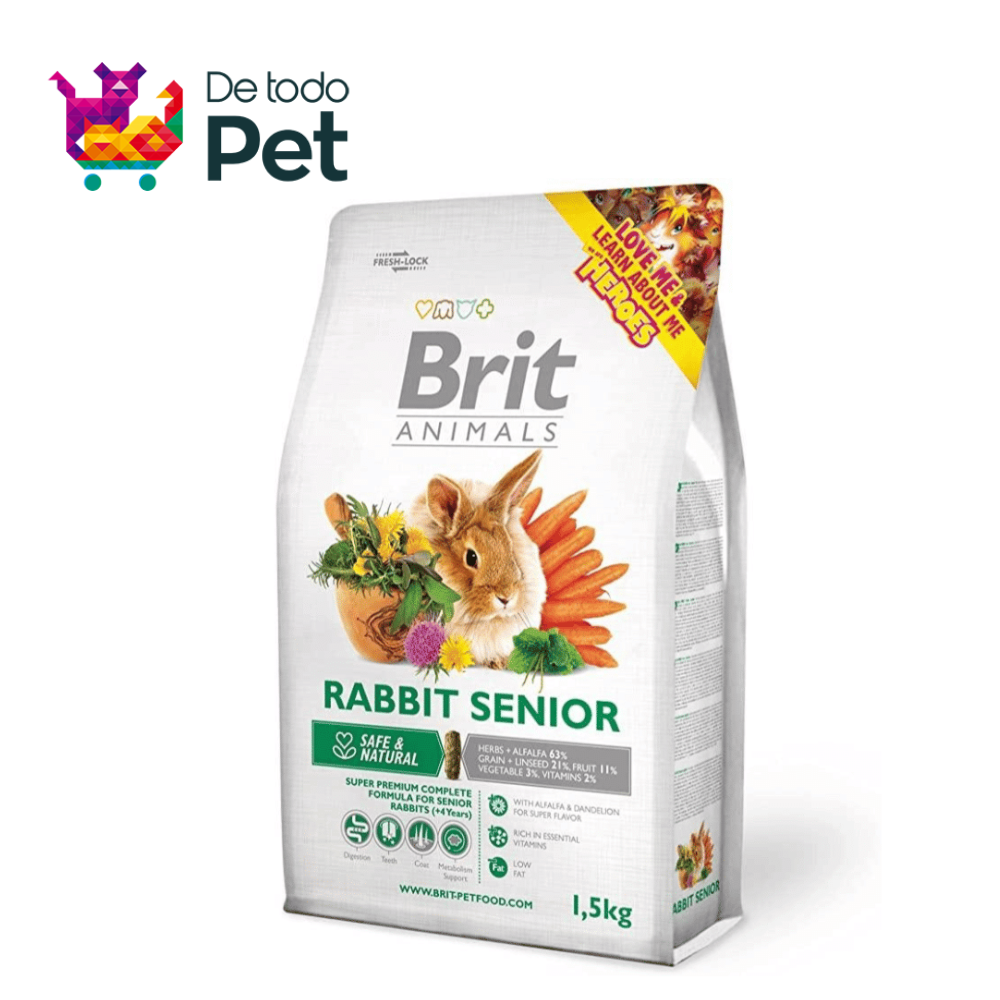 BRIT ANIMALS CONEJO SENIOR