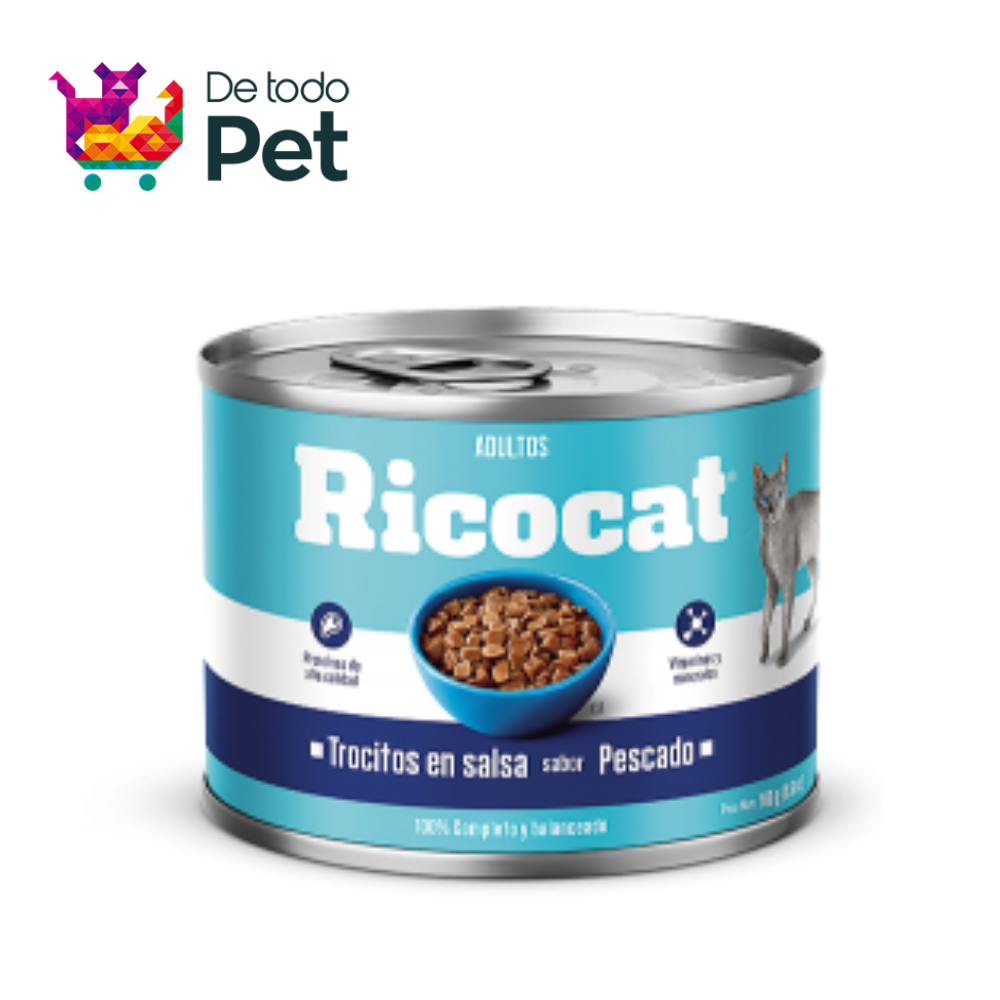 RICOCAT ADULTO TROCITOS SABOR PESCADO