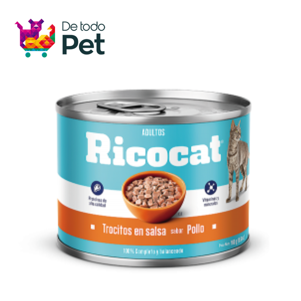 RICOCAT ADULTO TROCITOS SABOR POLLO