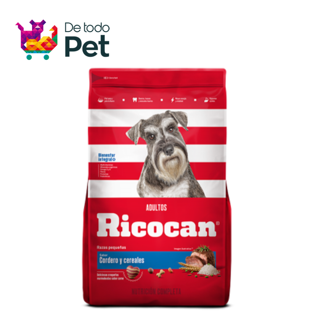 RICOCAN ADULTO RAZA PEQUEÑA (Cordero & cereales)