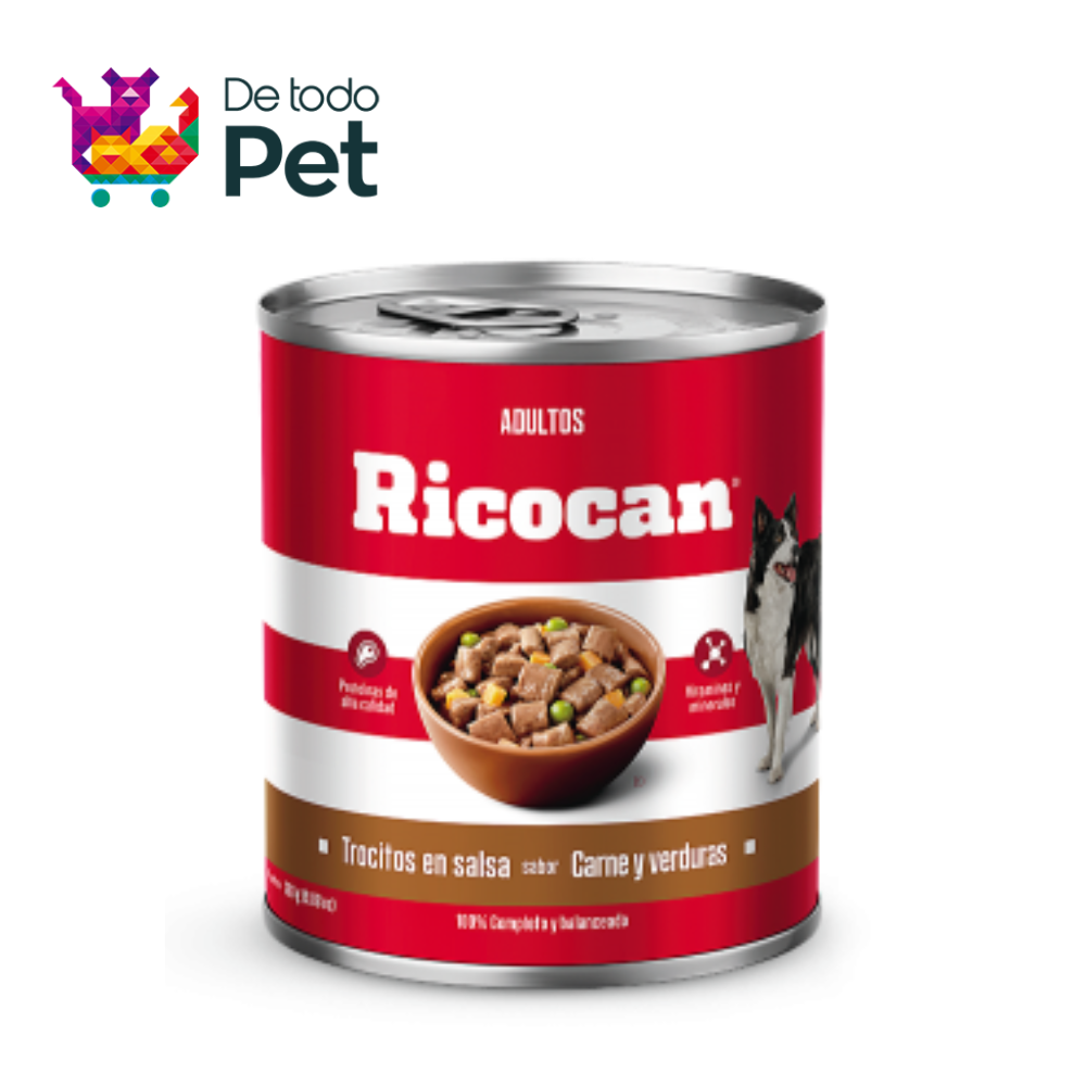 RICOCAN TROCITOS DE CARNE CON VERDURAS