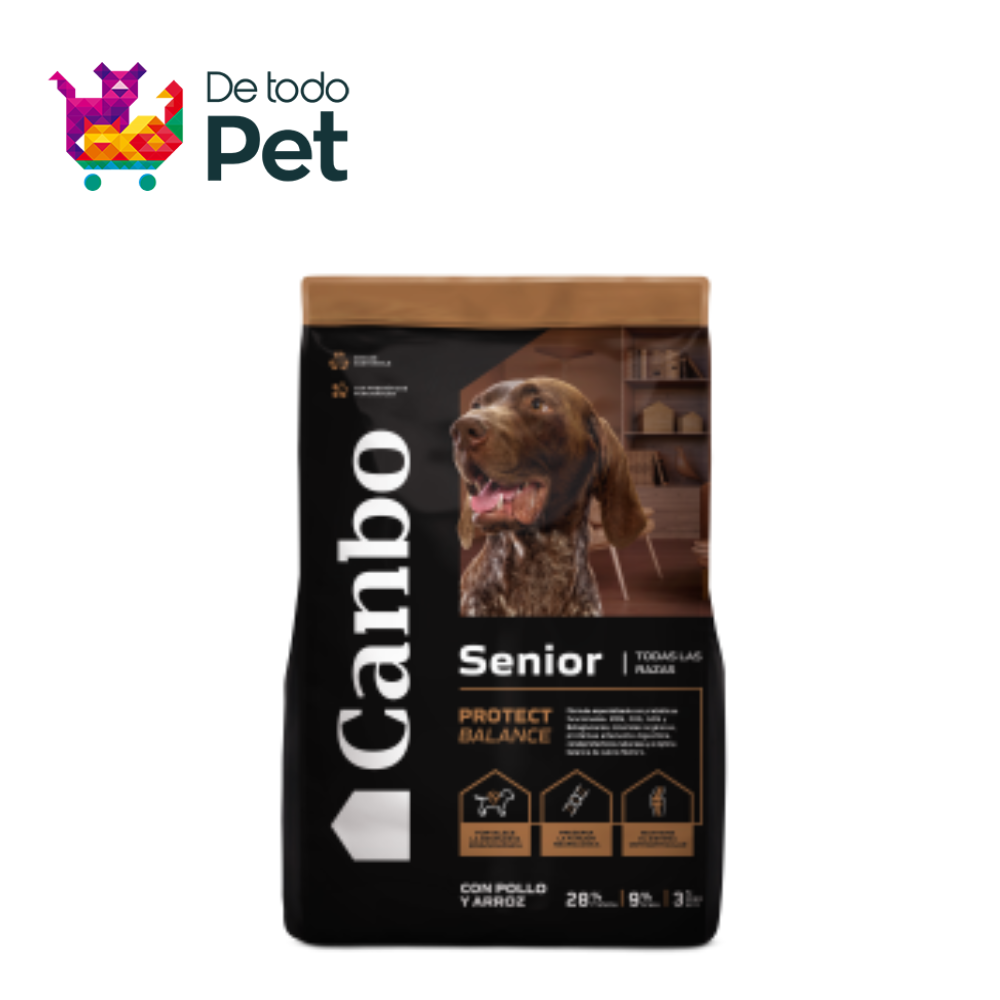CANBO SENIOR DE POLLO ARROZ TODAS LA RAZAS