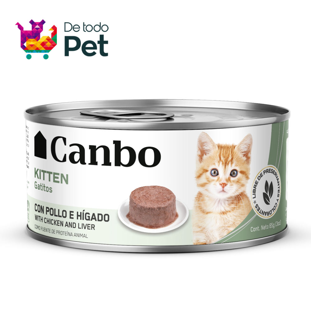 CANBO CAT PATÉ GATITO POLLO E HÍGADO