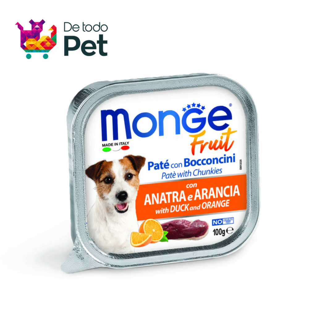 MONGE CANINE FRUIT (Pato & naranja)