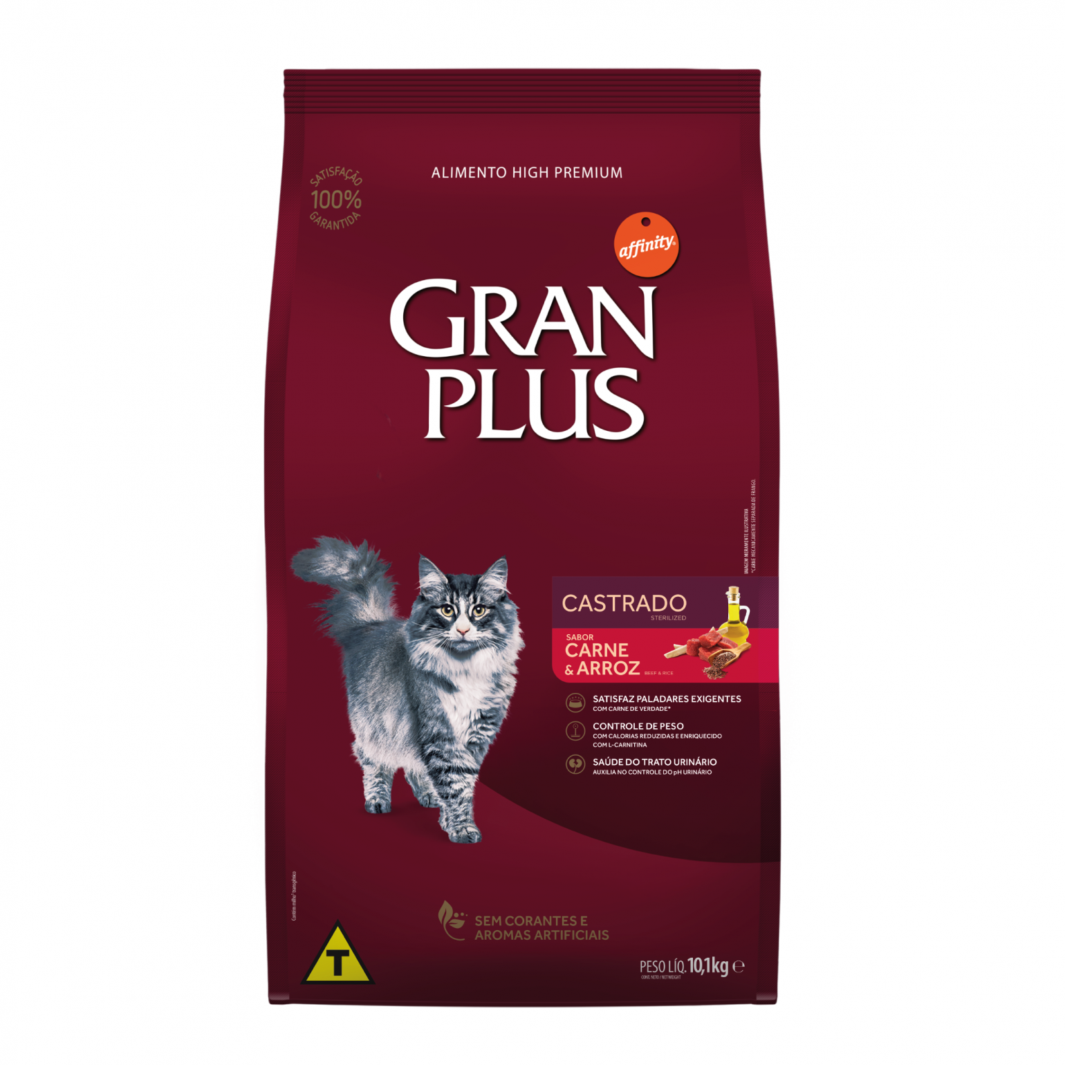 GRAN PLUS GATO ADULTO CASTRADO (Carne & arroz)