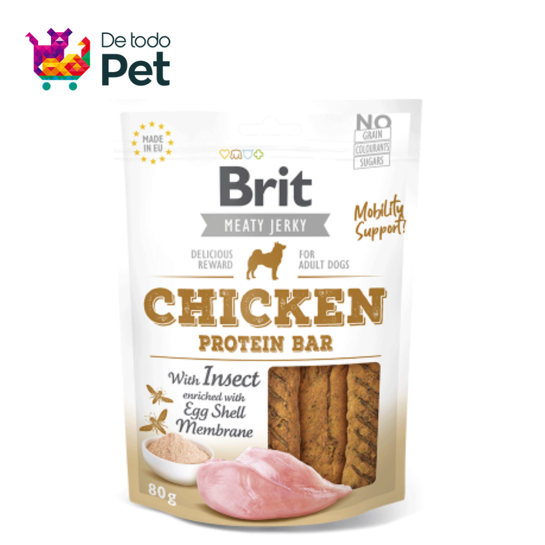 BRIT JERKY CHICKEN PROTEIN BAR 