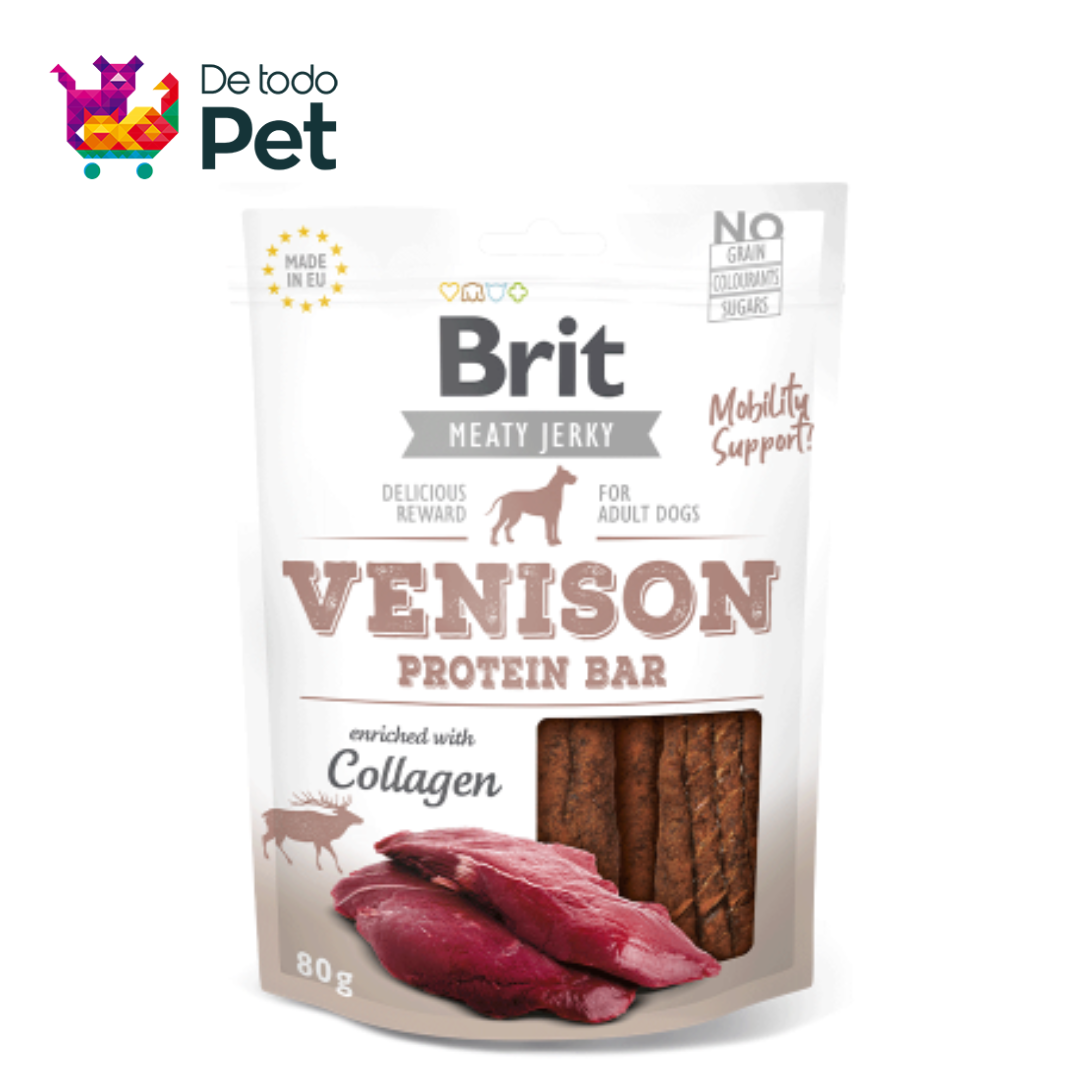 BRIT JERKY VENISON PROTEIN BAR