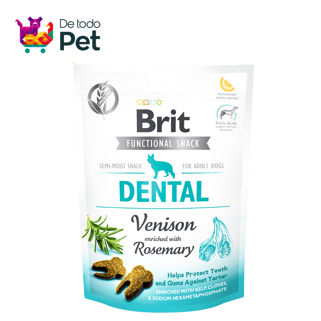 BRIT FUNCTIONAL SNACK DENTAL VENADO Y ROMERO