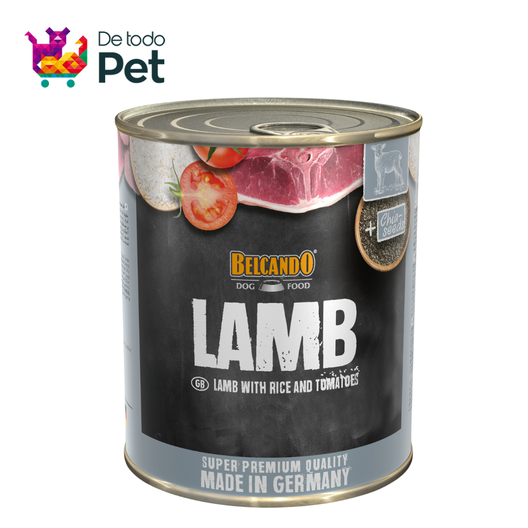 BELCANDO CORDERO ARROZ Y TOMATES
