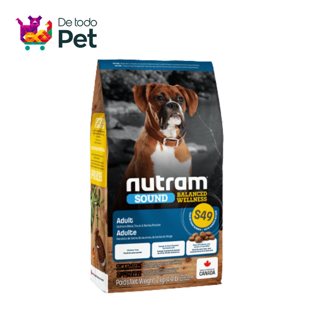 NUTRAM S49 SOUND ADULT SALMON DOG FOOD