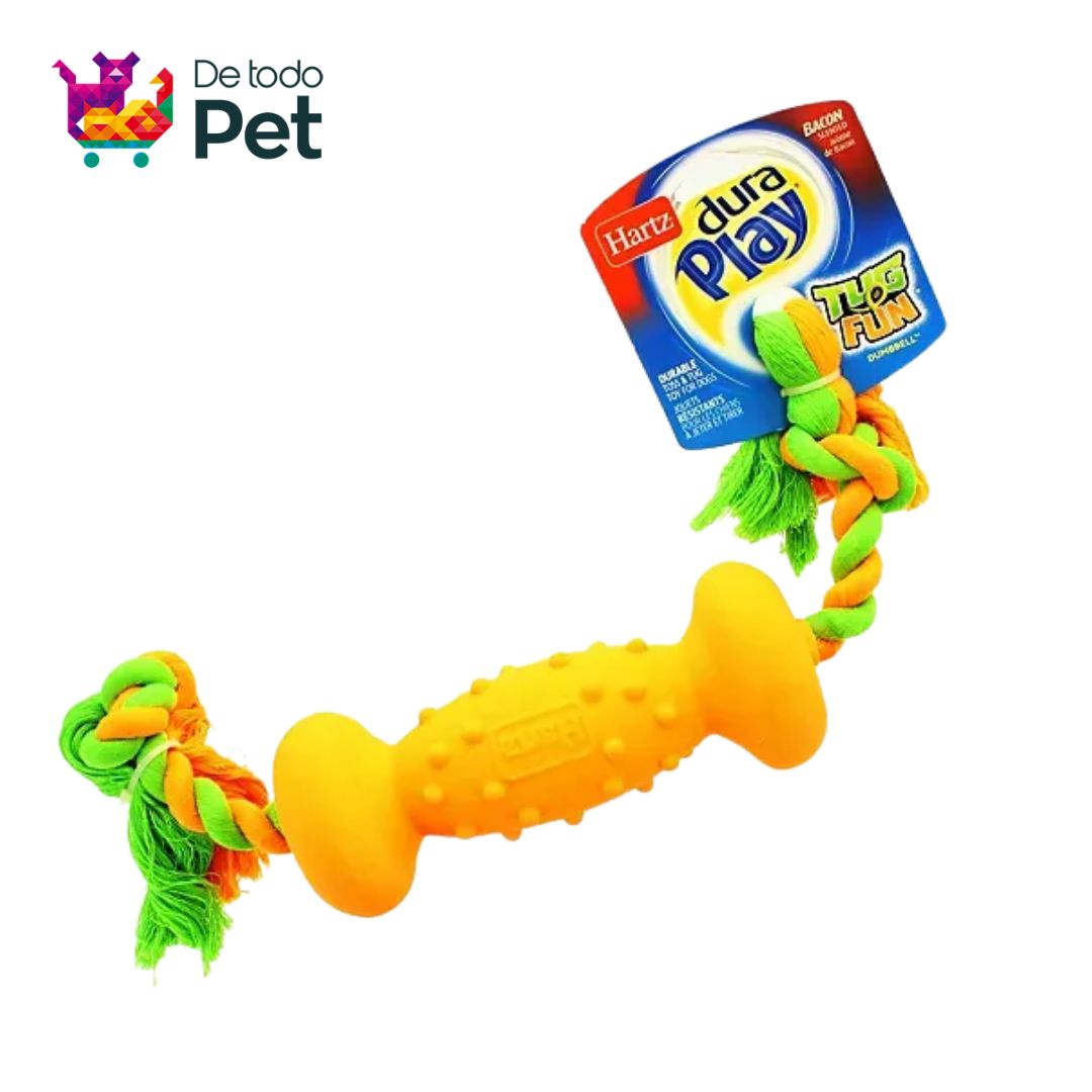 HARTZ DURA PLAY DUMBBELL DOG TOY 