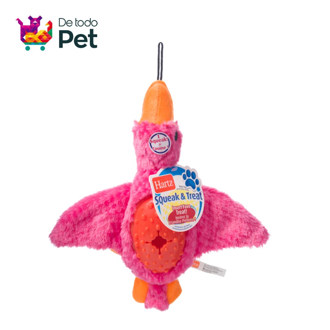 HARTZ SQUEAK & TREAT DOG TOY