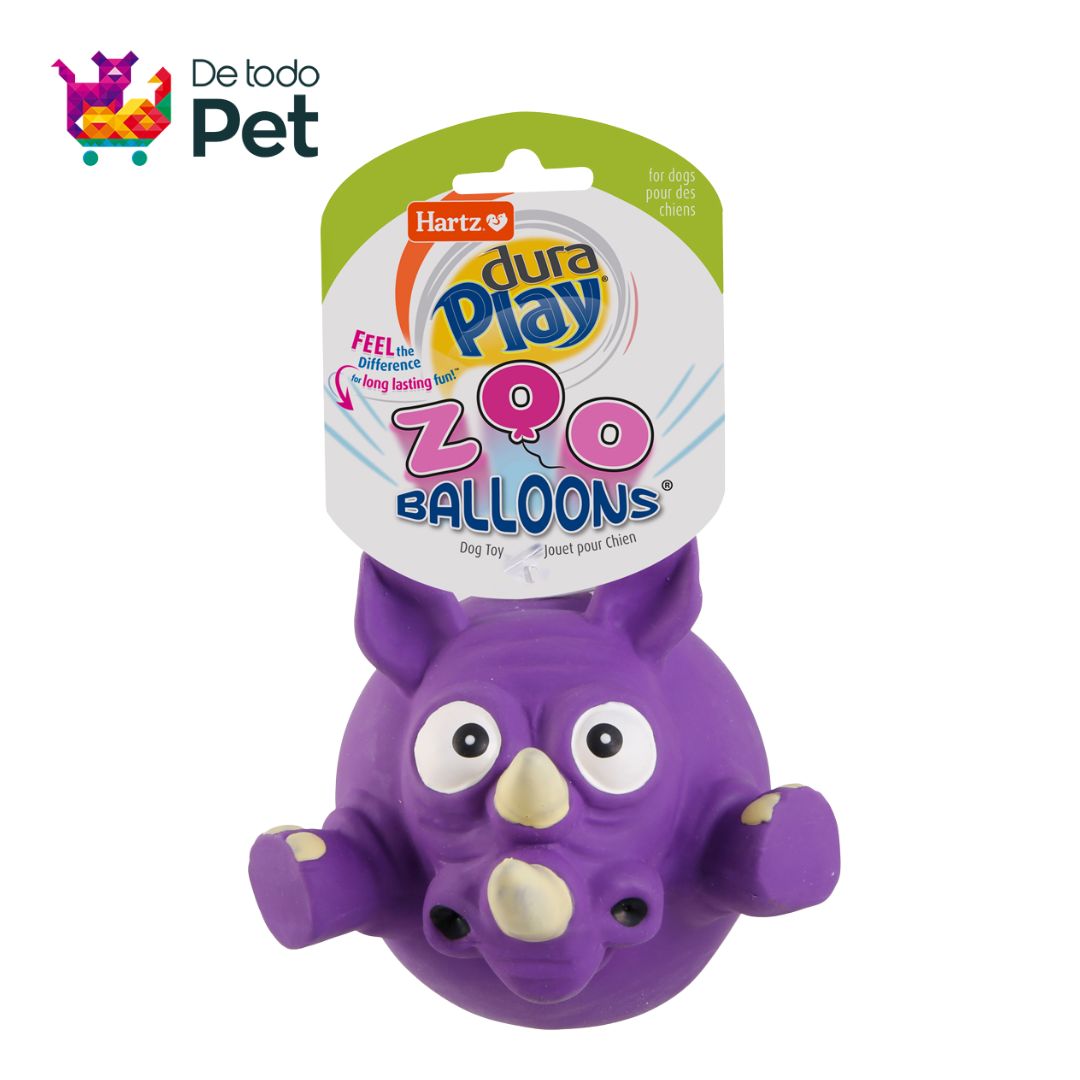 HARTZ ZOO BALLONS DOG TOY 