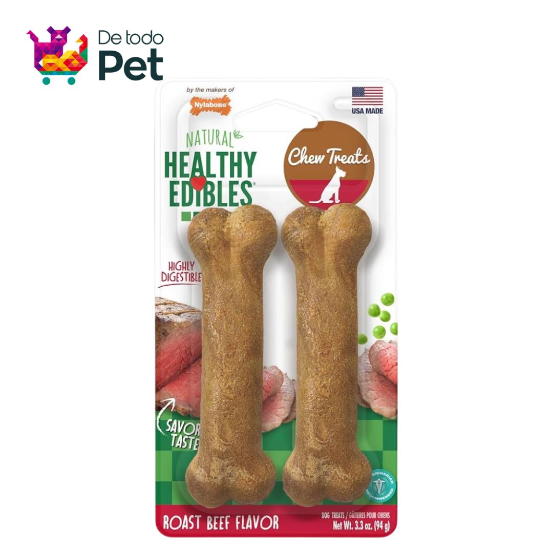 NYLABONE HEALTHY EDIBLES LONGER LASTING ROAST BEEF