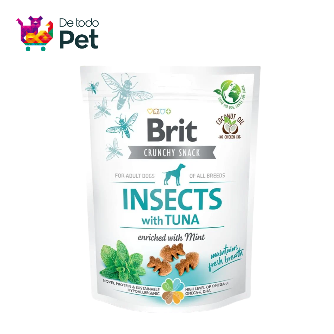 BRIT CRUNCHY SNACK INSECTS WITH TUNA