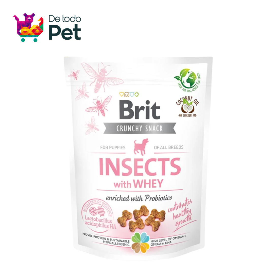 BRIT CRUNCHY SNACK INSECTS WITH WHEY