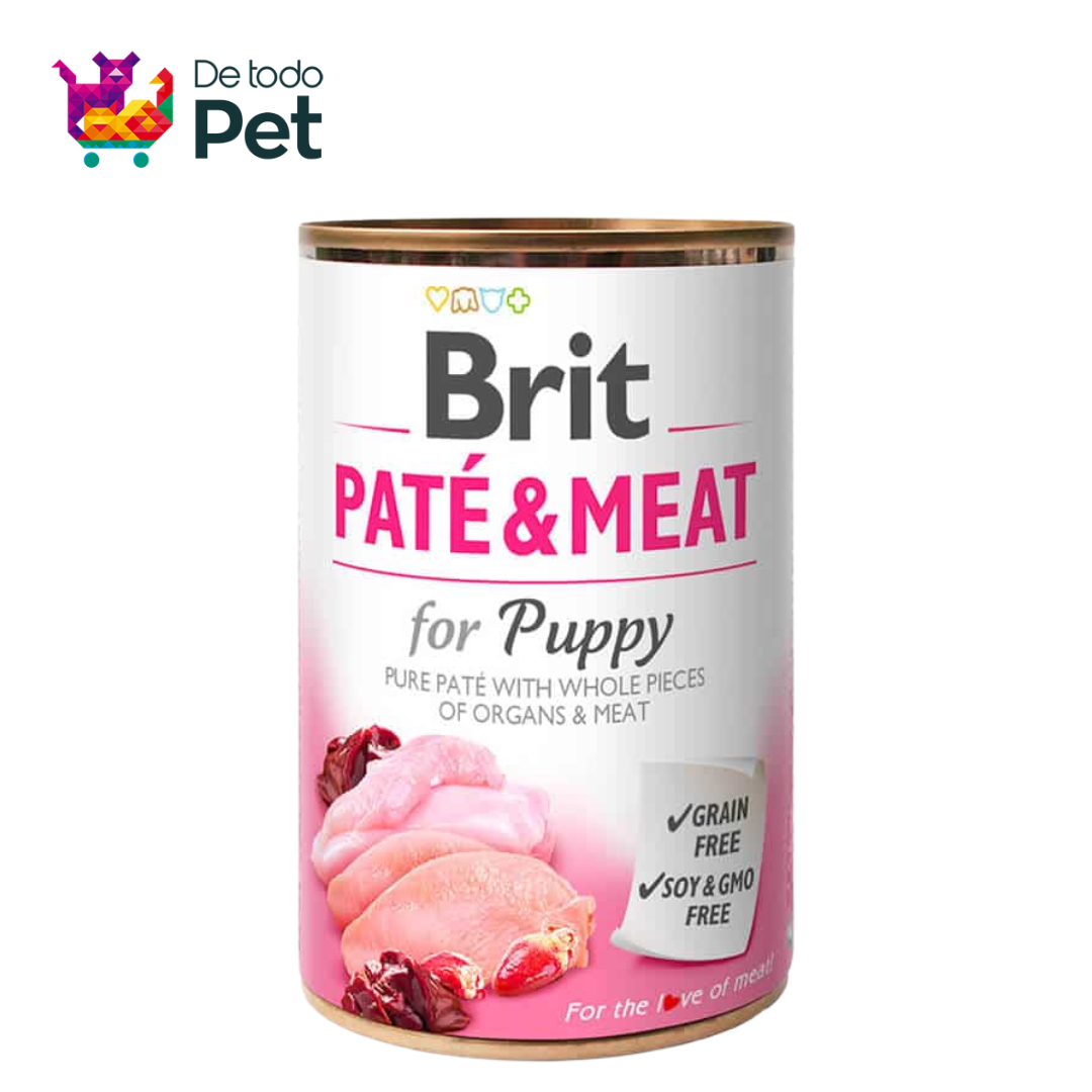 BRIT PATE Y MEAT PUPPY 400 GR