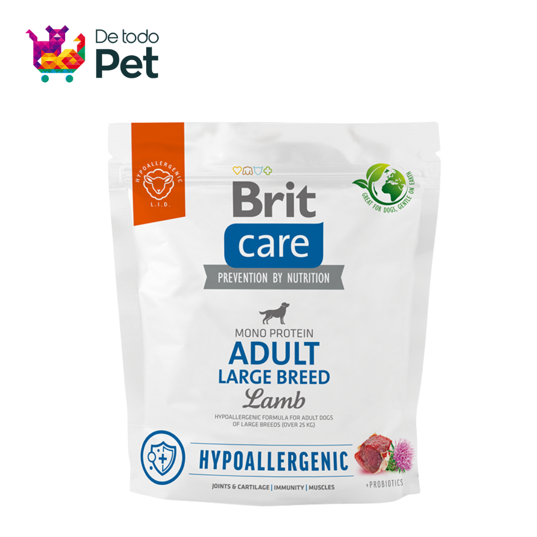 BRIT CARE ADULT LARGE BREED CORDERO Y ARROZ