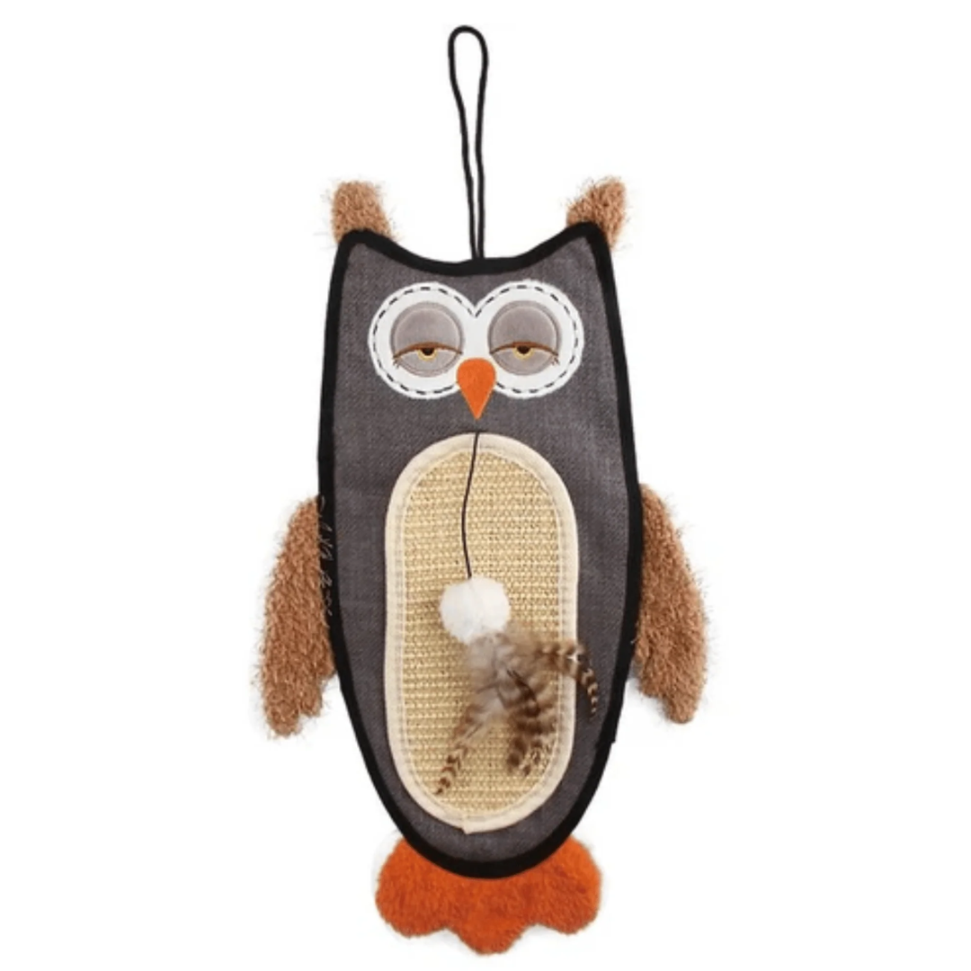 GIGWI 7529 OWL CAT WITH CATNIP  