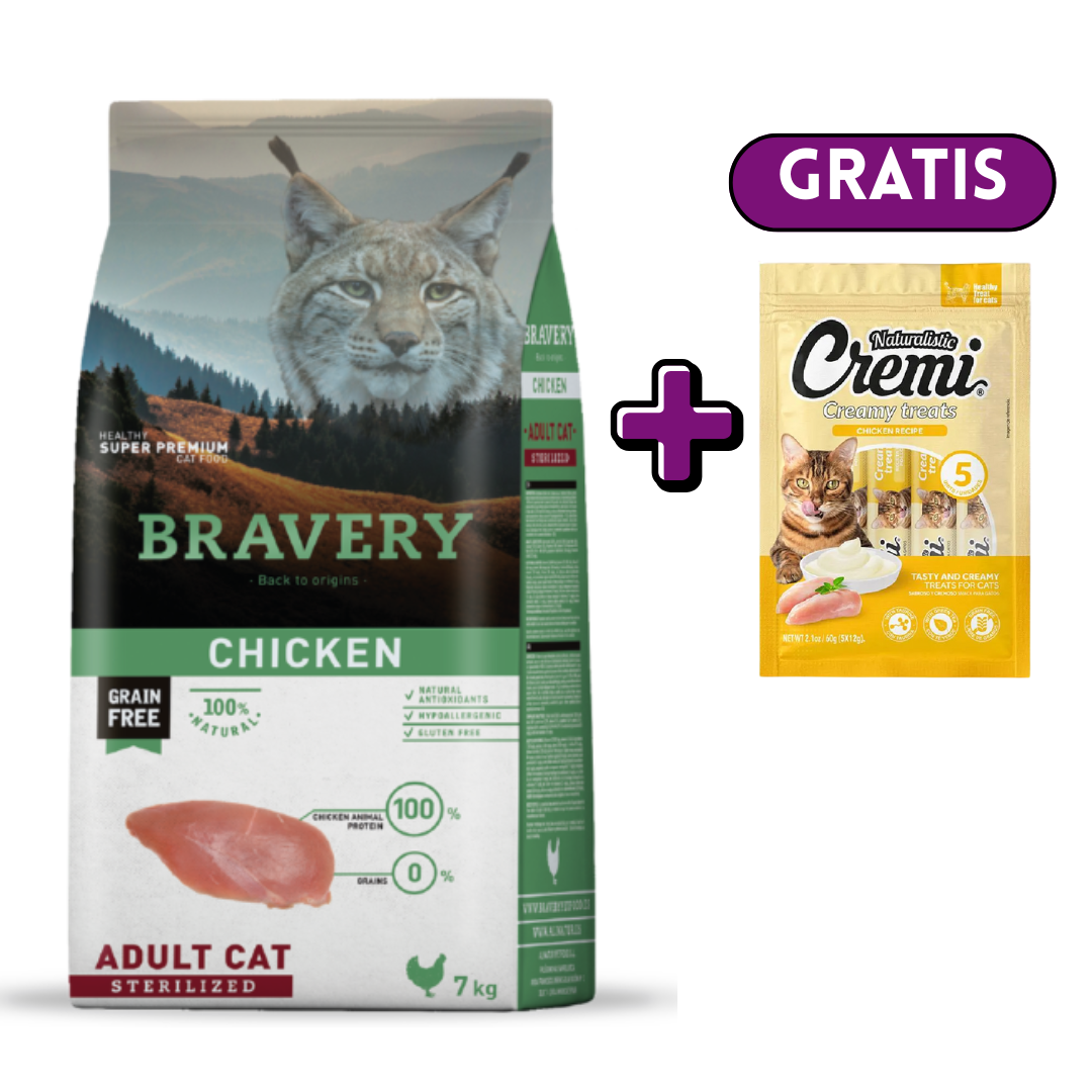 BRAVERY CHICKEN ADULT CAT STERILIZED