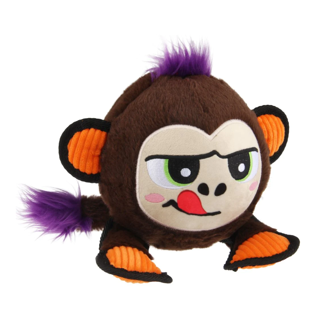 GIGWI 6864 JUMBALL PLUSH BROWN MONKEY 