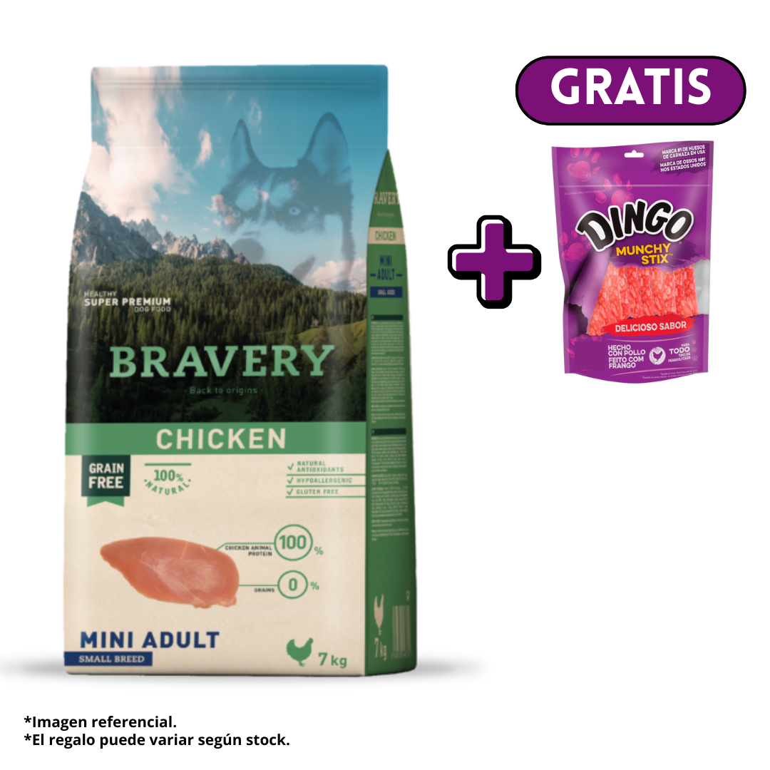 BRAVERY CHICKEN MINI ADULT SMALL BREEDS