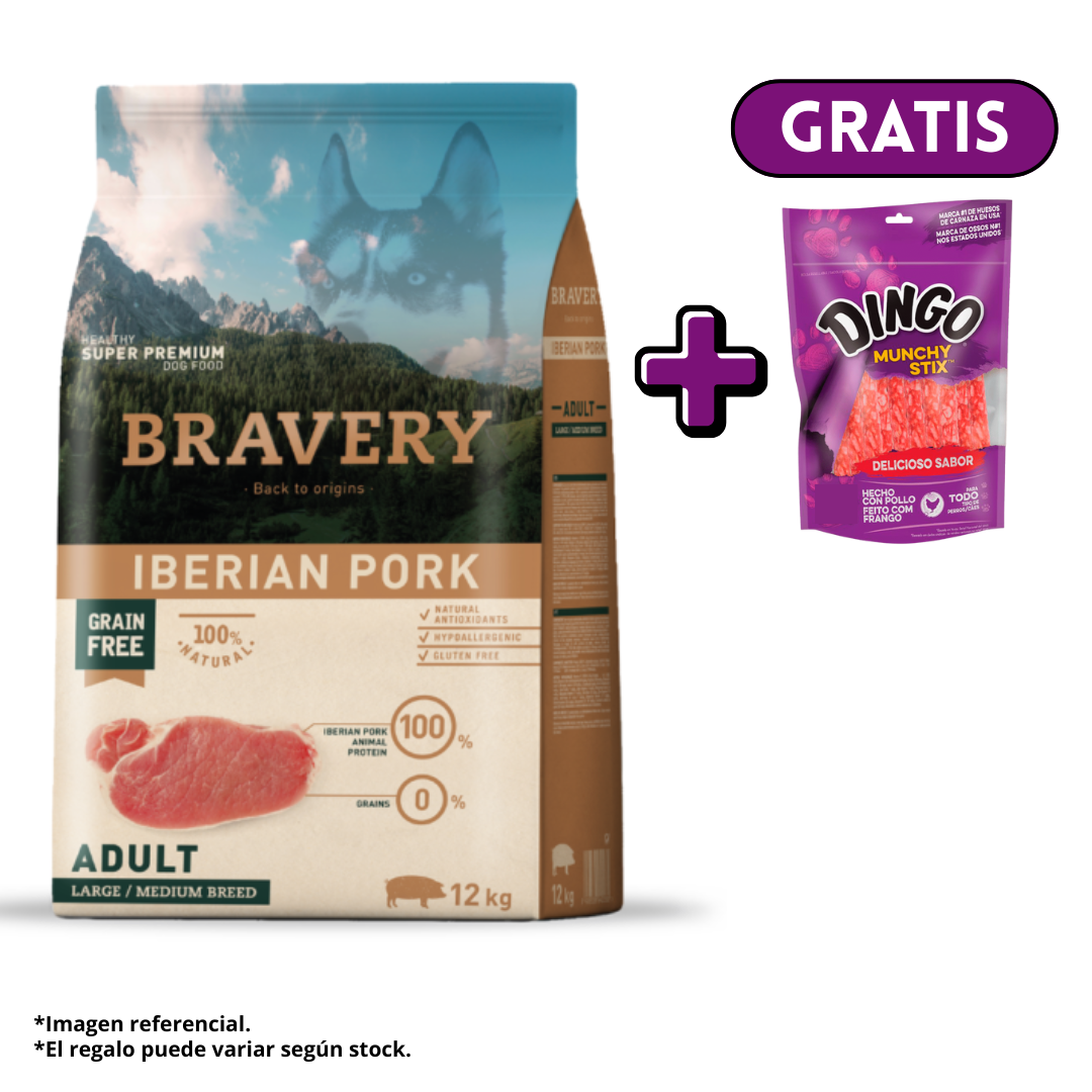 BRAVERY IBERIAN PORK ADULT LARGE/MEDIUM  BREEDS 