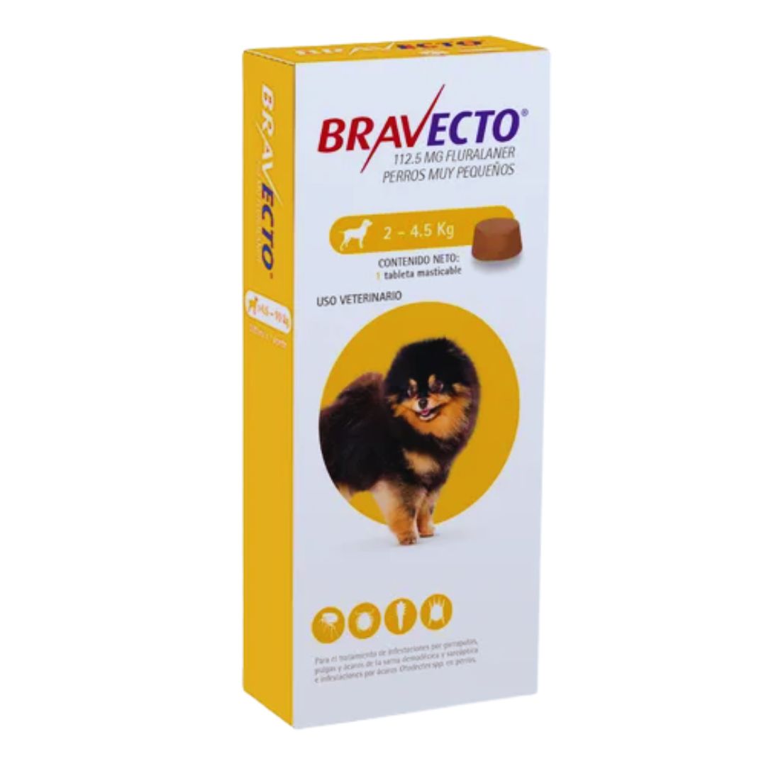 BRAVECTO 2.5 A 4.5KG.